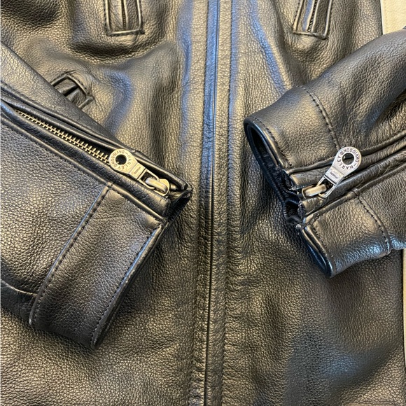 Women’s Harley Davidson Genuine Leather Riding Jacket size large - Picture 2 of 8